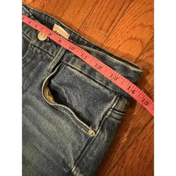 FRAME Le Crop Mini Boot Denim Jeans Size 26 - Picture 4 of 6